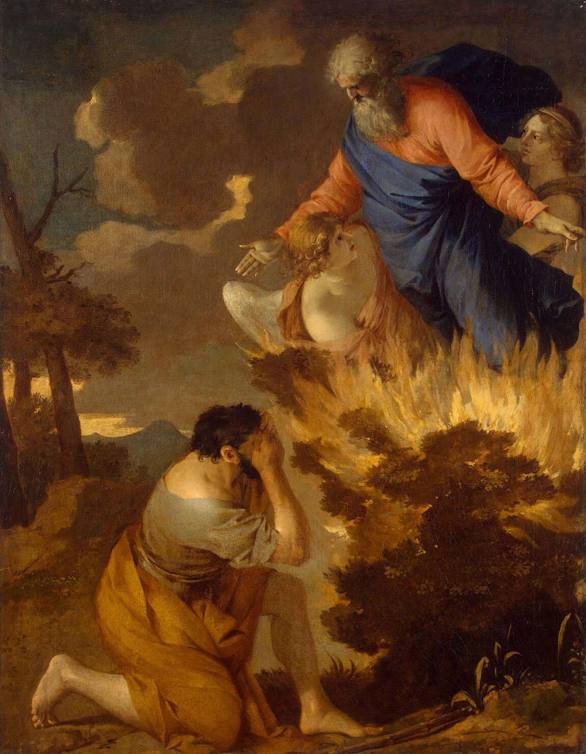 Moses and the Burning Bush Sebastien Bourdon Endless Paintings