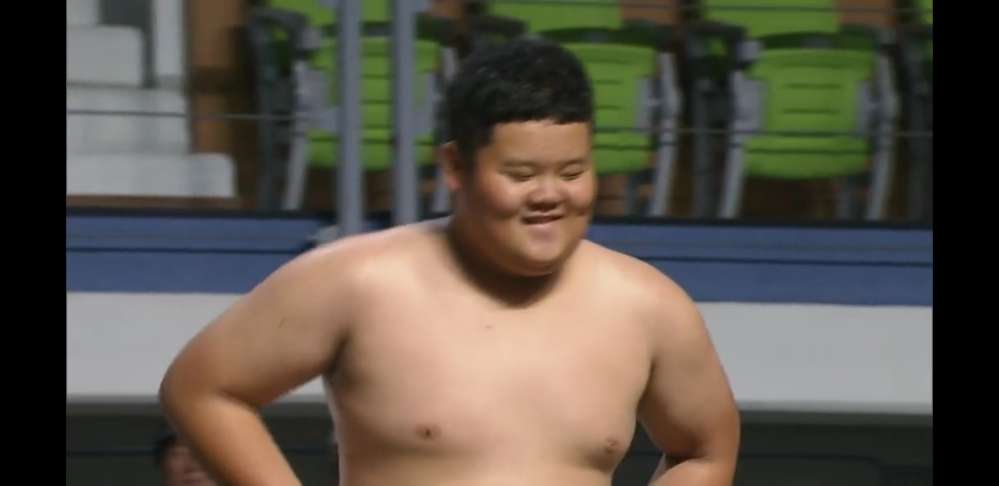 어린이 씨름대회 결승전 수준