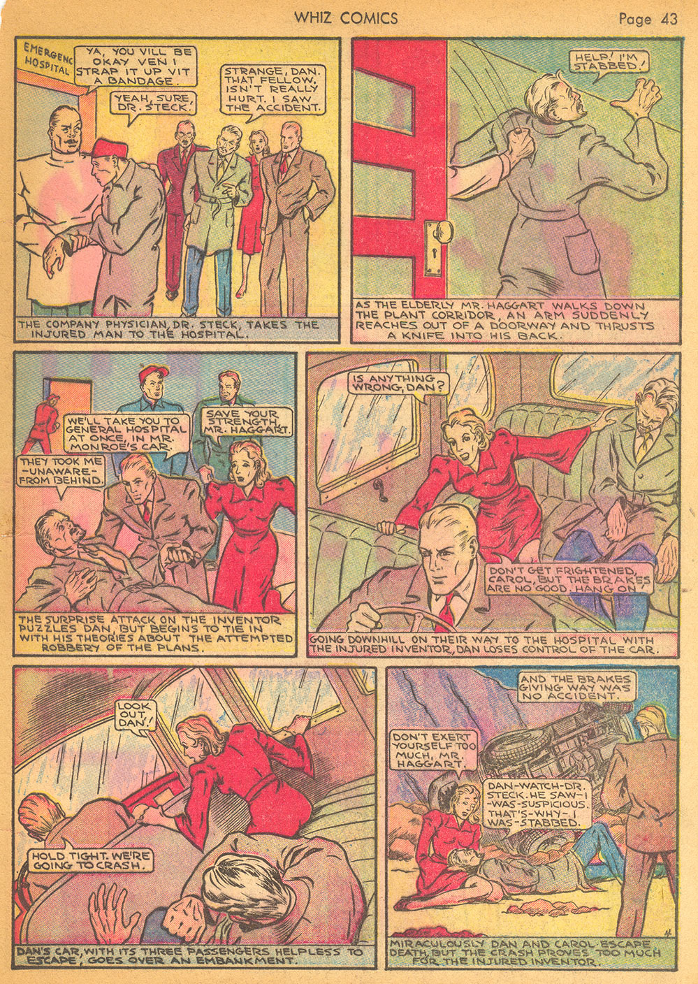 Read online WHIZ Comics comic -  Issue #7 - 45