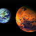 Earth will look very close to the Red Planet