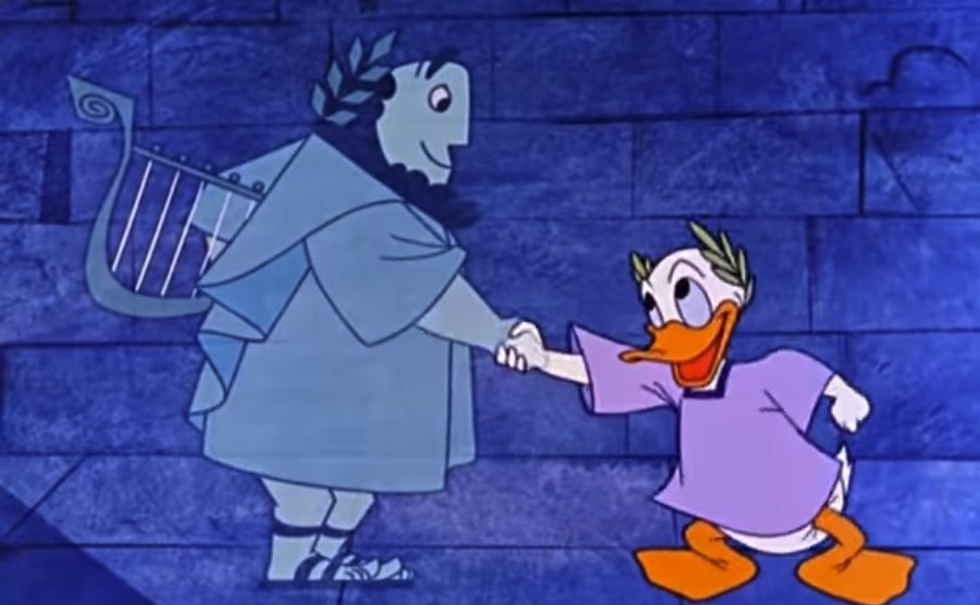 Pythagoras and Donald Duck