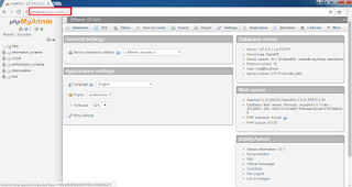 cara membuat database dengan XAMPP