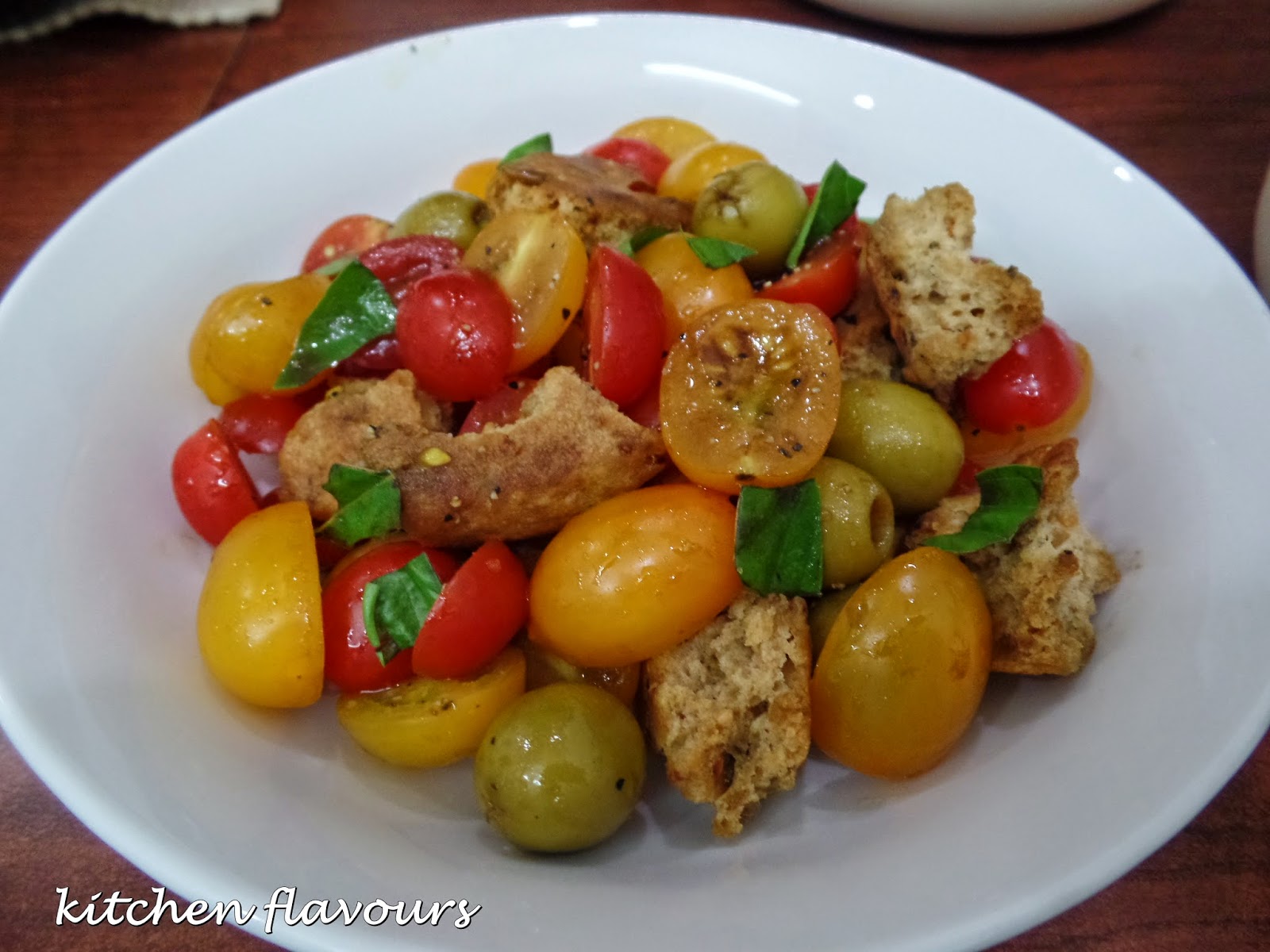kitchen flavours Tomato and Bread Salad