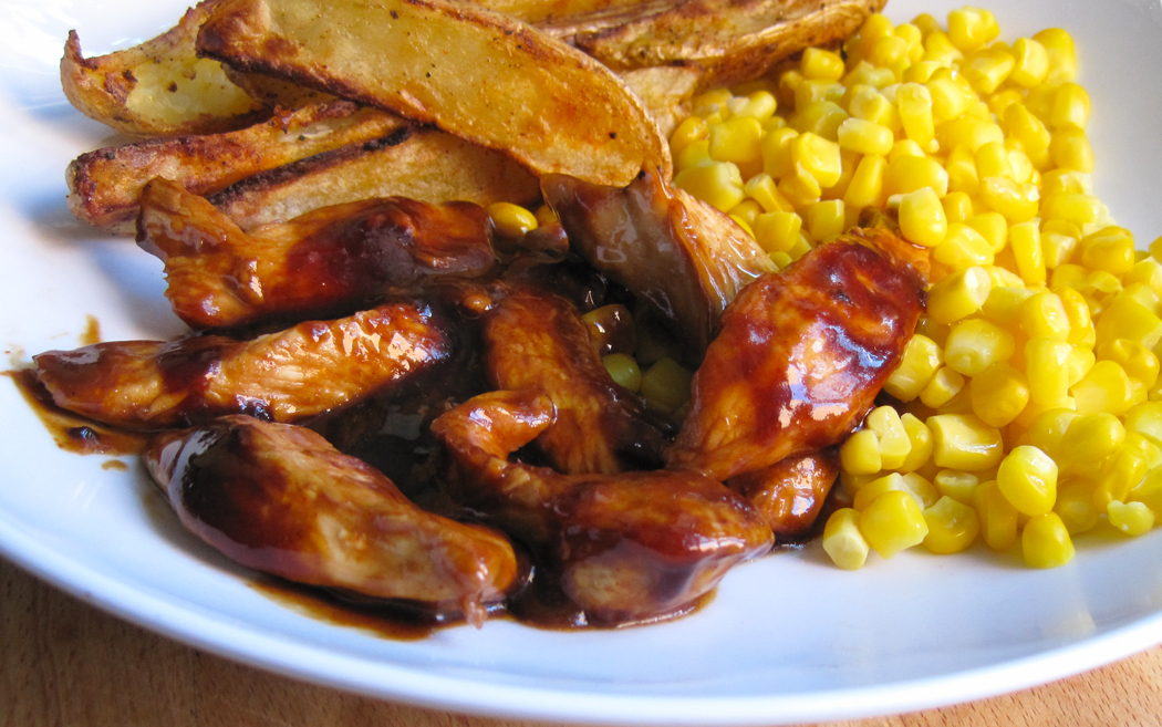 Easy Chicken Recipe idea Jack Daniel's Hot Pepper Sauce A Glug of Oil