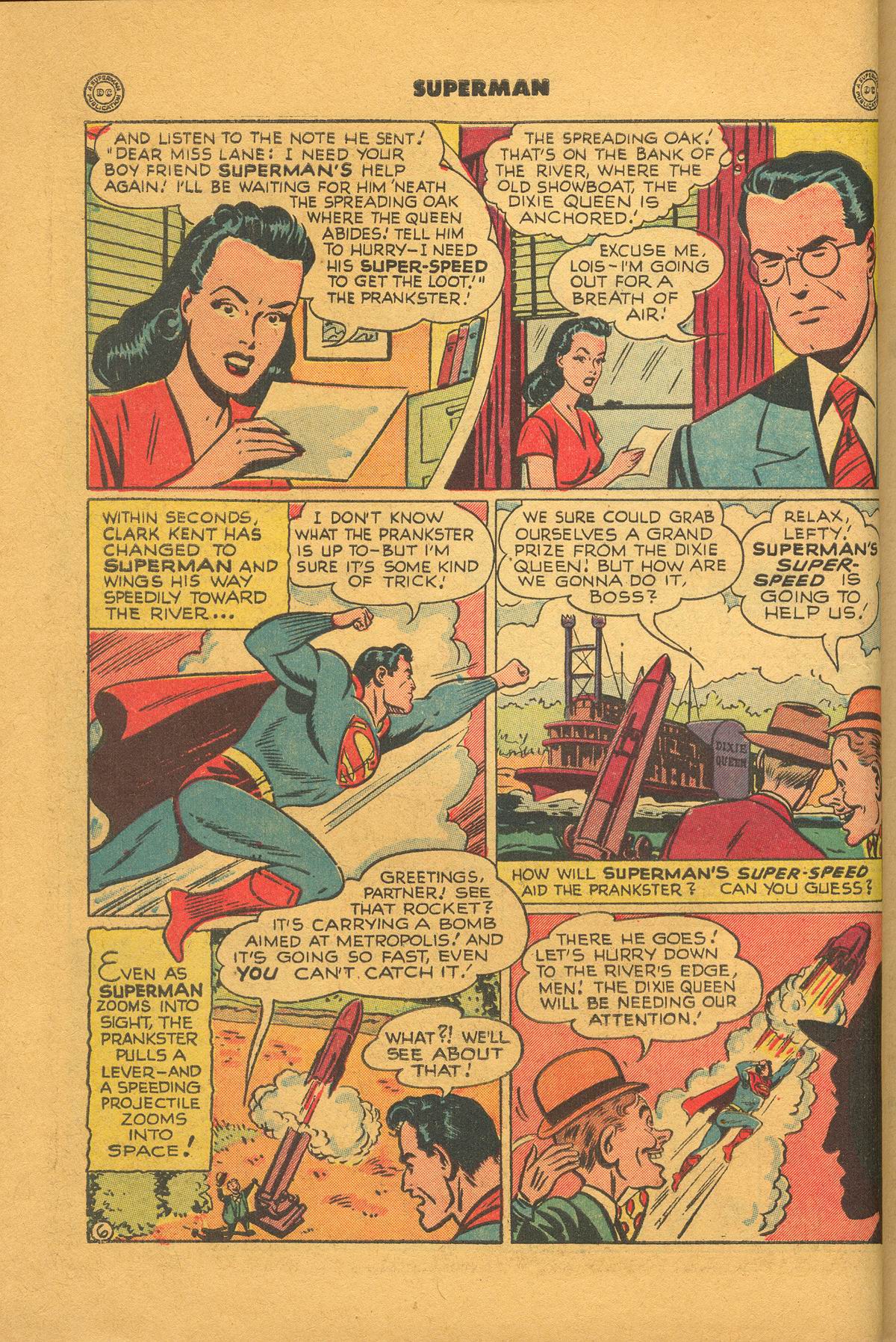 Read online Superman (1939) comic -  Issue #56 - 8