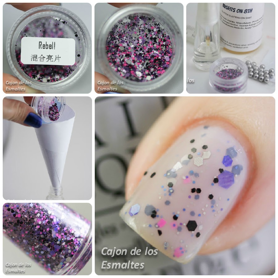 Como hacer un esmalte de uñas casero con glitter