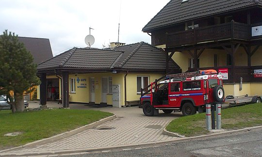 Stacja GOPR w Zieleńcu.