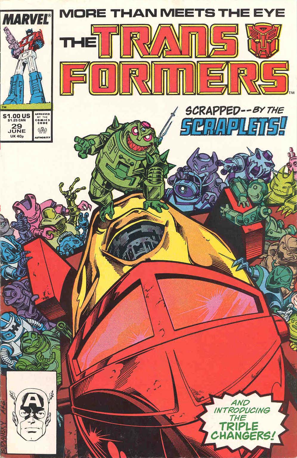 Read online The Transformers (1984) comic -  Issue #29 - 1