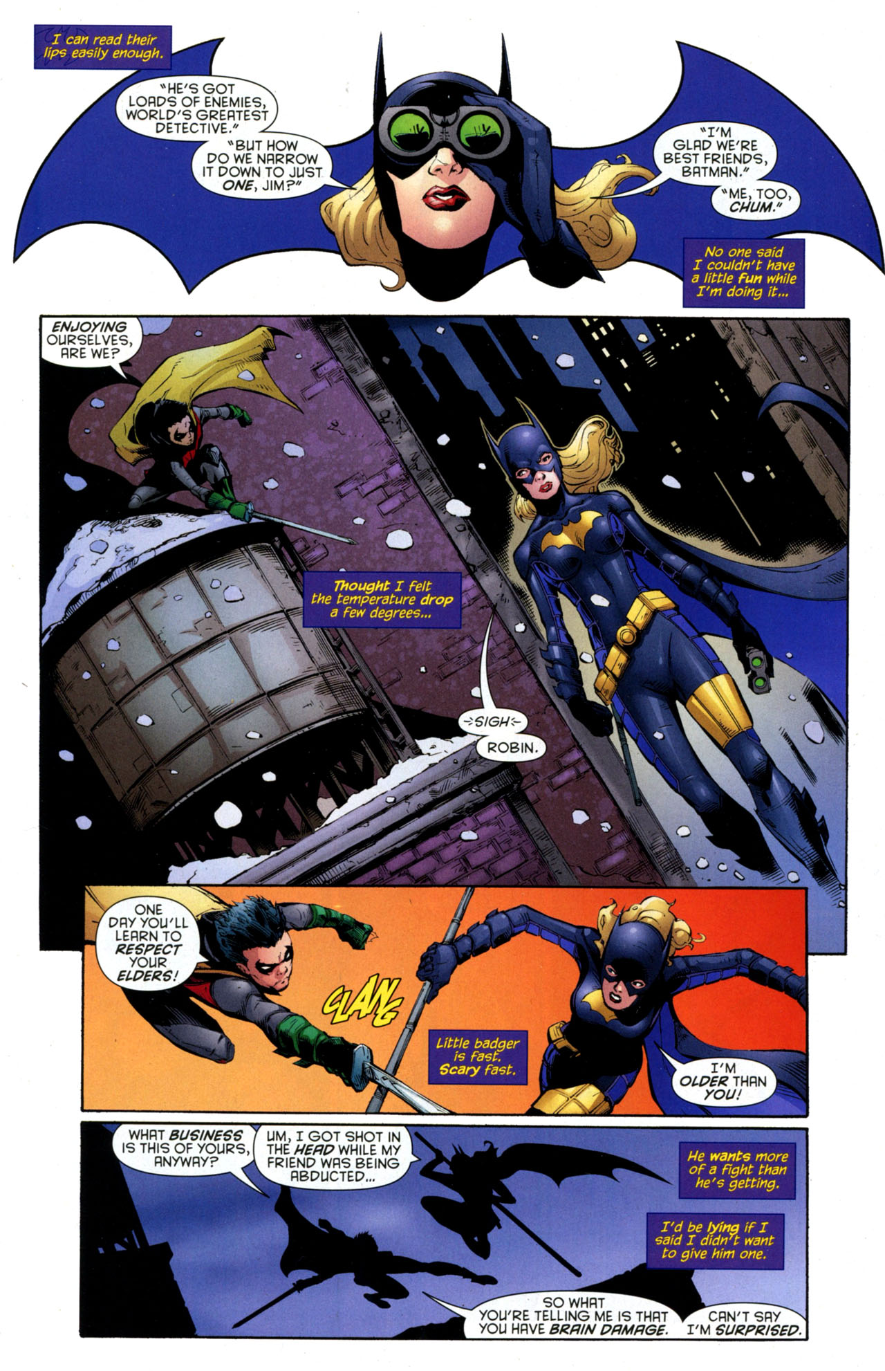 Read online Batgirl (2009) comic -  Issue #6 - 8