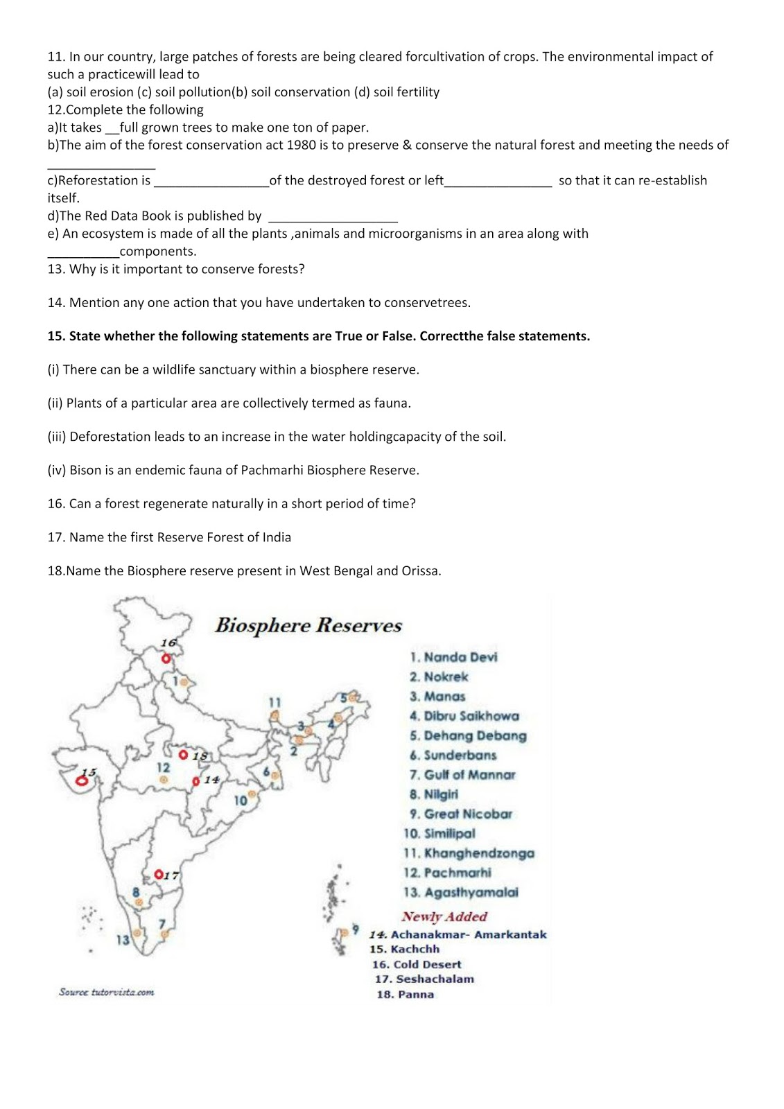 CONSERVATION CLASSVIII