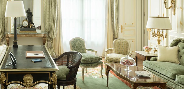 Tour the renovated romantic Ritz Paris Breathtaking feminine romantic suite interior renovated Ritz Paris