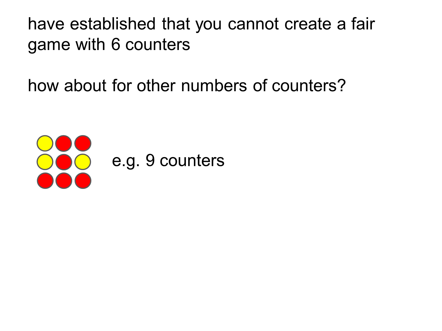 MEDIAN Don Steward mathematics teaching creating a fair game