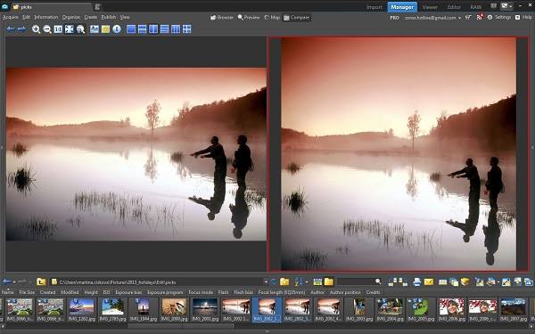dslr photo effects editing software screenshot