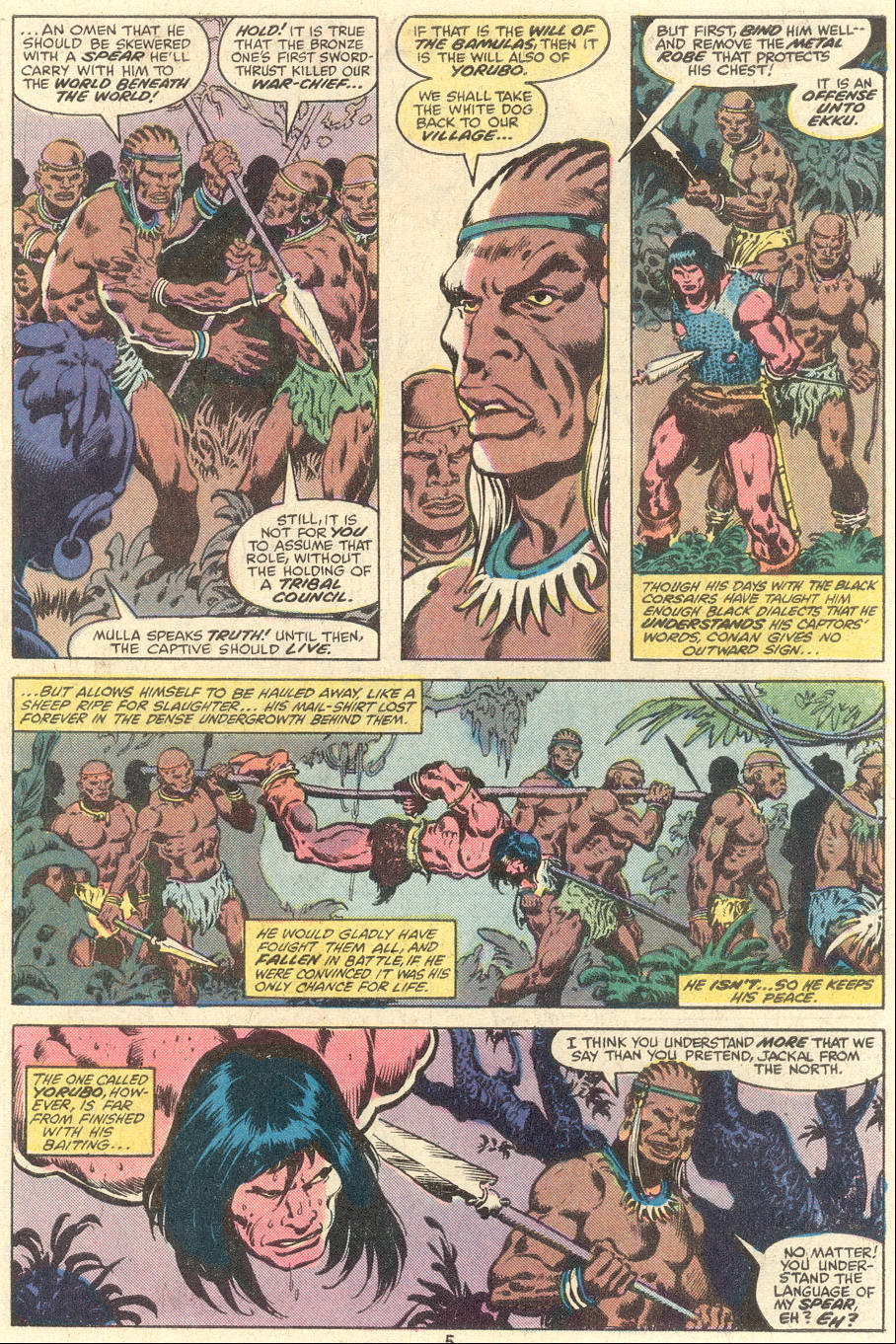 Read online Conan the Barbarian (1970) comic -  Issue #101 - 5