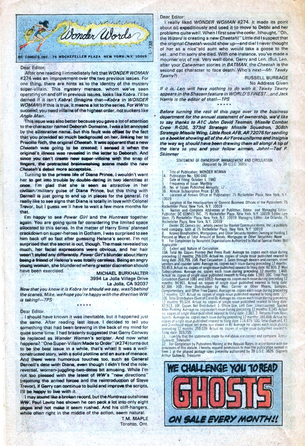 Read online Wonder Woman (1942) comic -  Issue #279 - 34