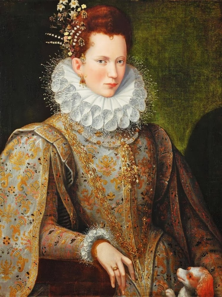 BEAUTIFUL PAINTINGS: Lavinia FONTANA Portrait of a Lady of the Court