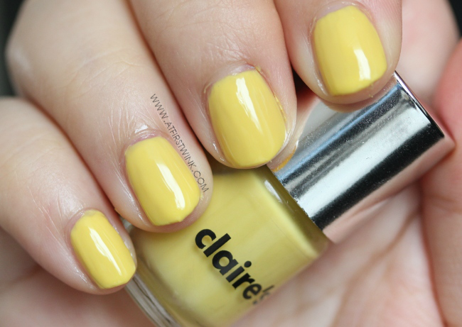 claire's 6 pack pastel mini nail polish set yellow