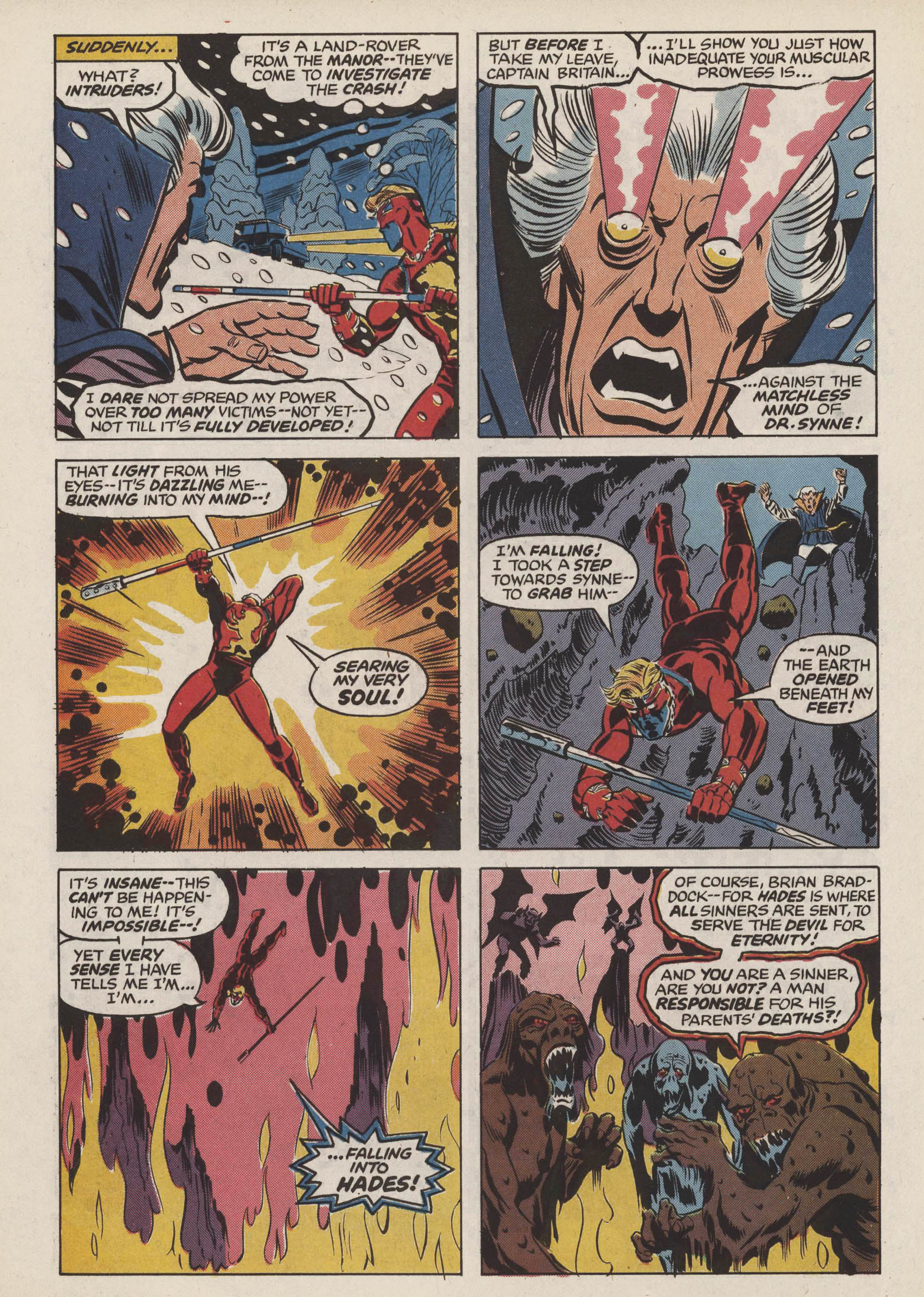 Read online Captain Britain (1976) comic -  Issue #9 - 5
