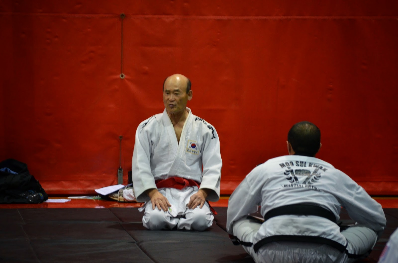 Judo Great Grandmaster Shin Talking to Students