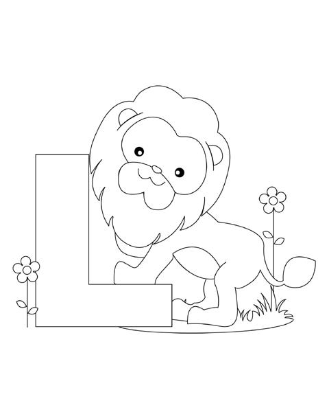 l coloring pages small - photo #45