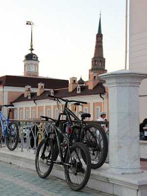 Велосипеды в Казанском кремле