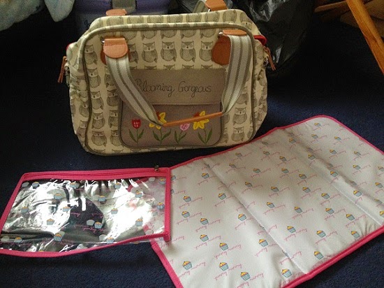 blooming gorgeous changing bag