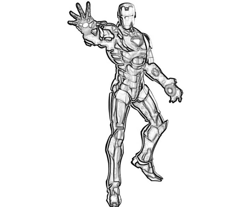marvel coloring pages iron man - photo #27