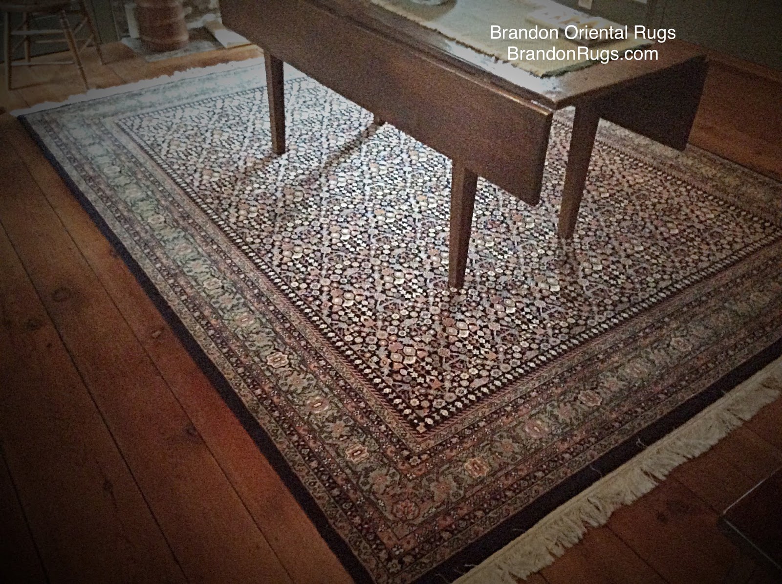 Brandon Oriental Rugs Historic Doylestown, PA Farmhouse Kitchen Gets