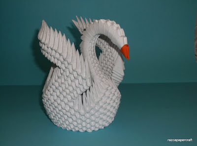 3D ORIGAMI SWAN 