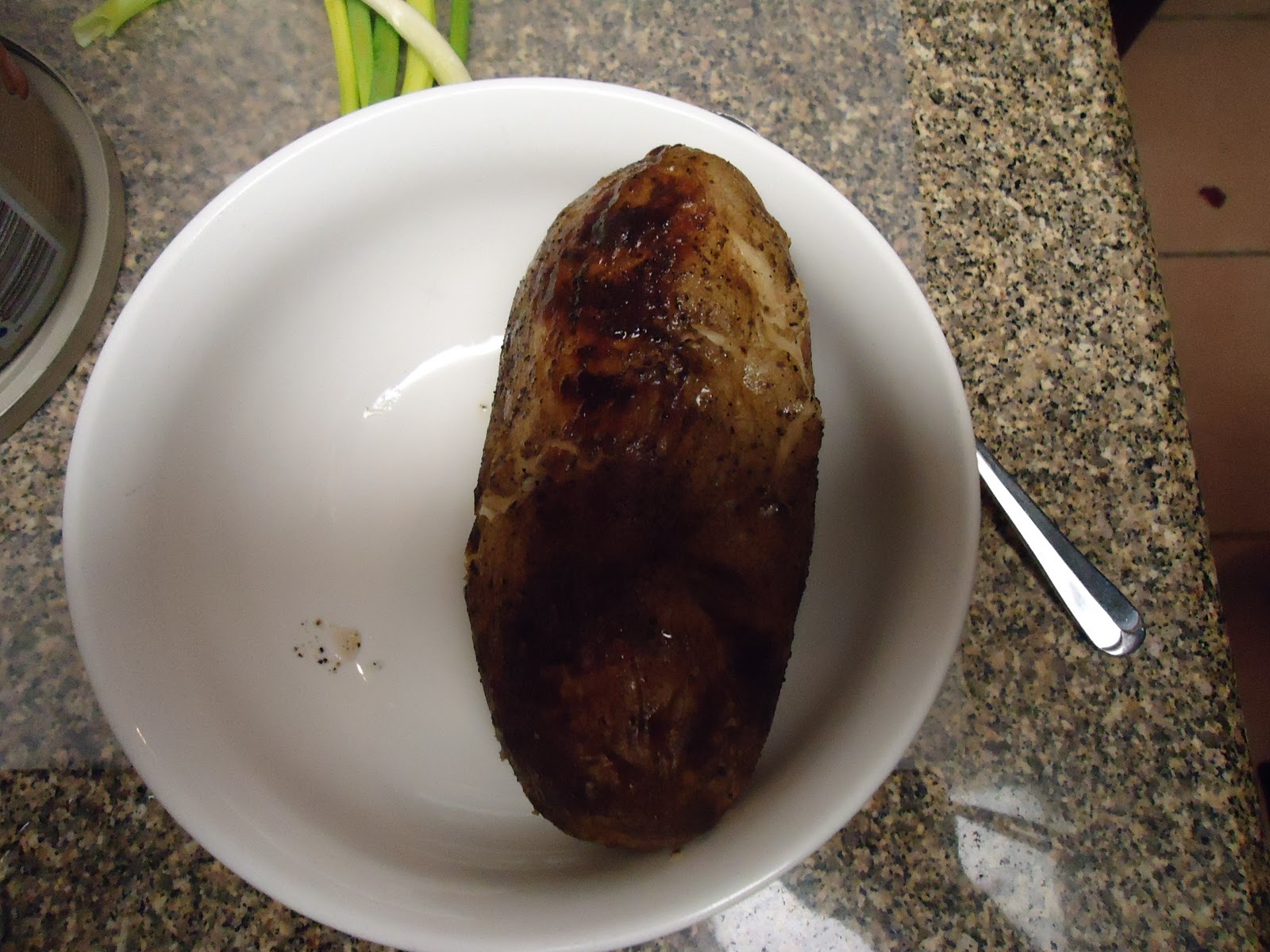 My Big Green Egg Baked Potatoes on the Big Green Egg