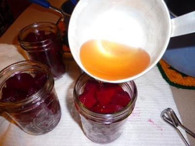 Canning beets