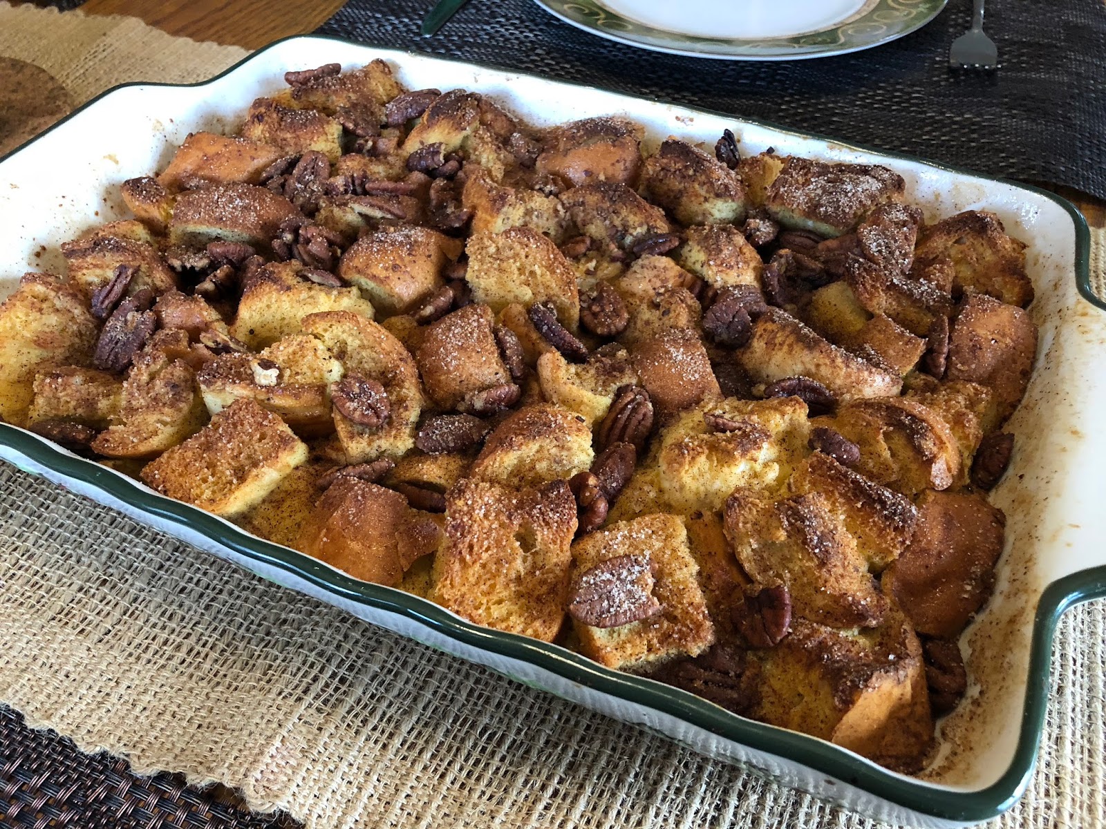 Cooking with Joey Baked Eggnog French Toast Casserole