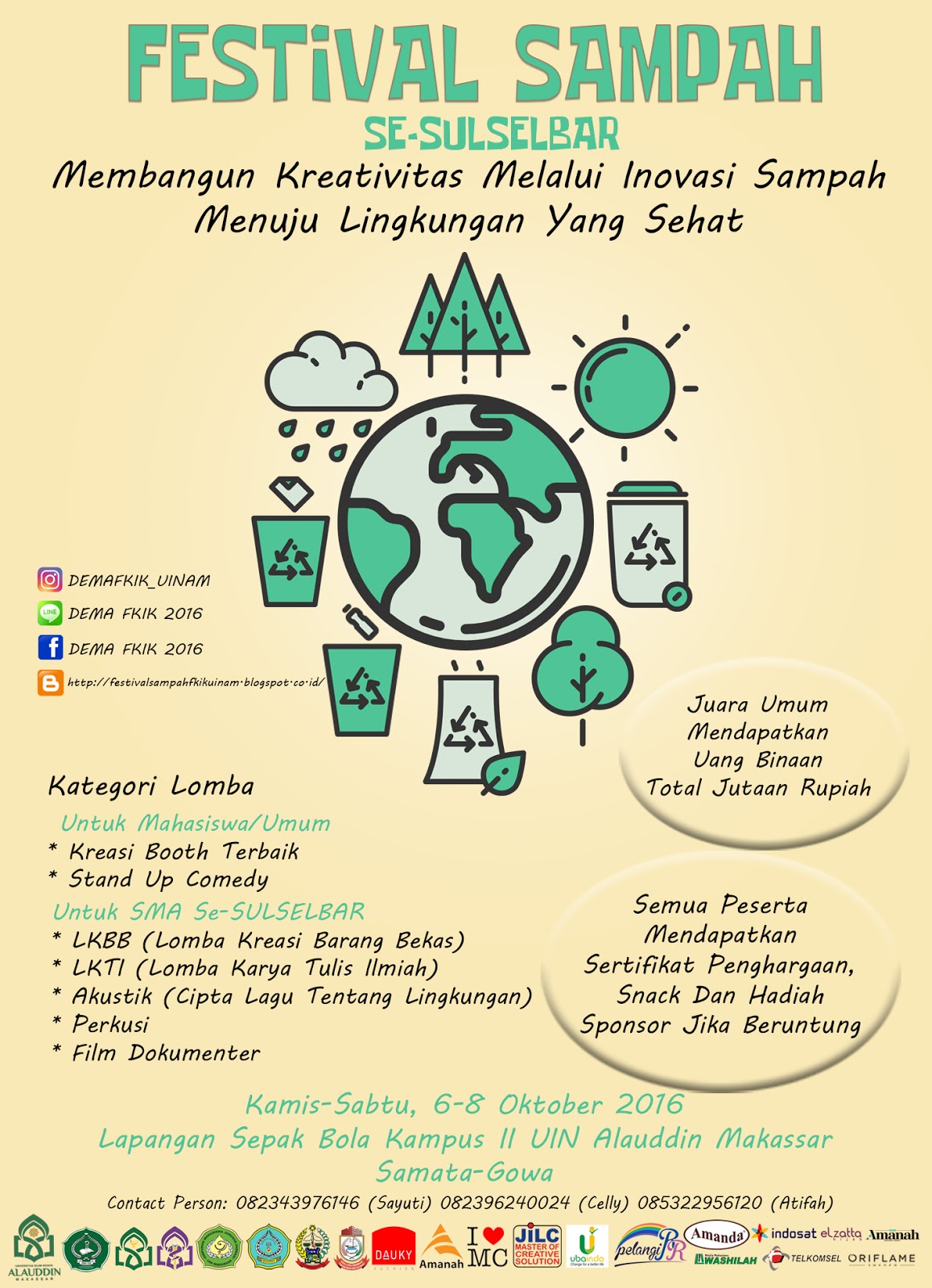 20 Inspirasi Contoh Pamflet Sampah Little Duckling Blog