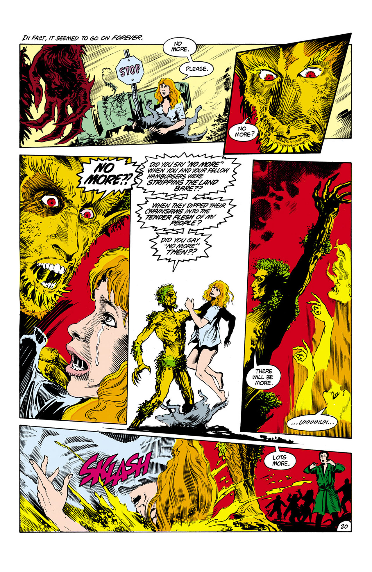 Read online Swamp Thing (1982) comic -  Issue #23 - 20