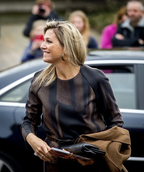Queen Maxima of The Netherlands visits the project Power Play in Warffum