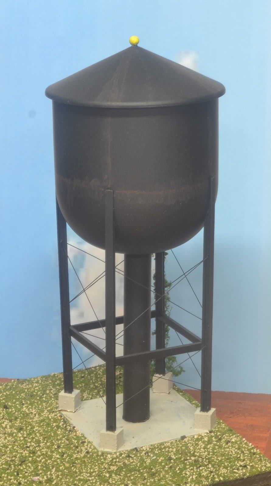 Nirvana Valley Model Railroad Yank Models Water Tower, a Vintage Kit