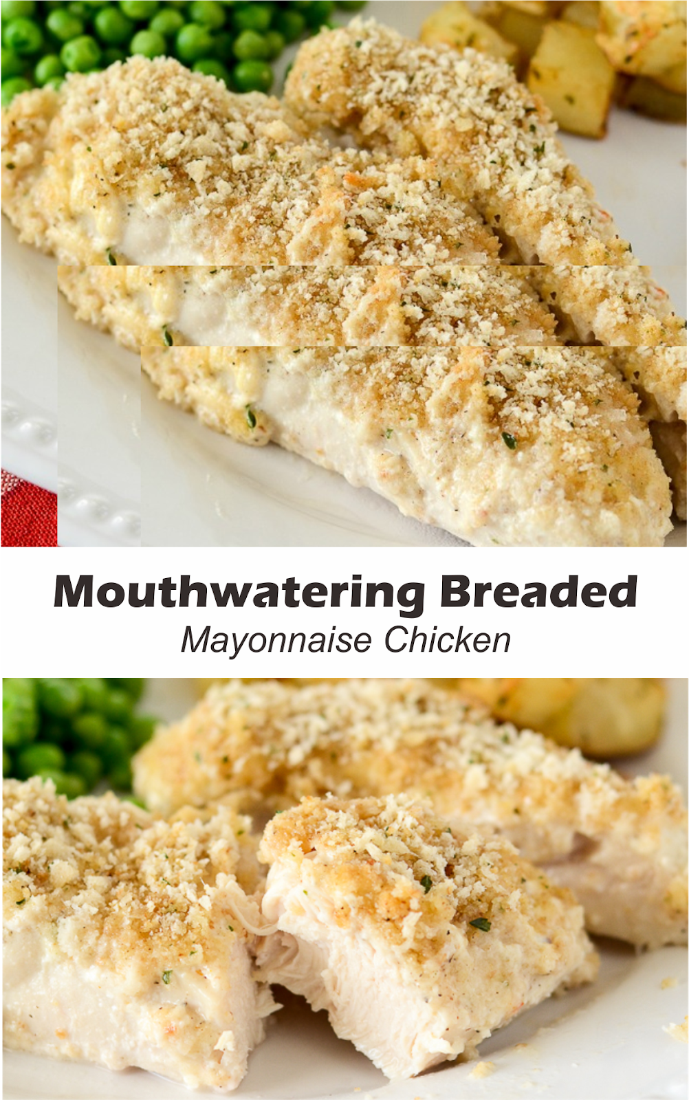 Mouthwatering Breaded Mayonnaise Chicken | Think food