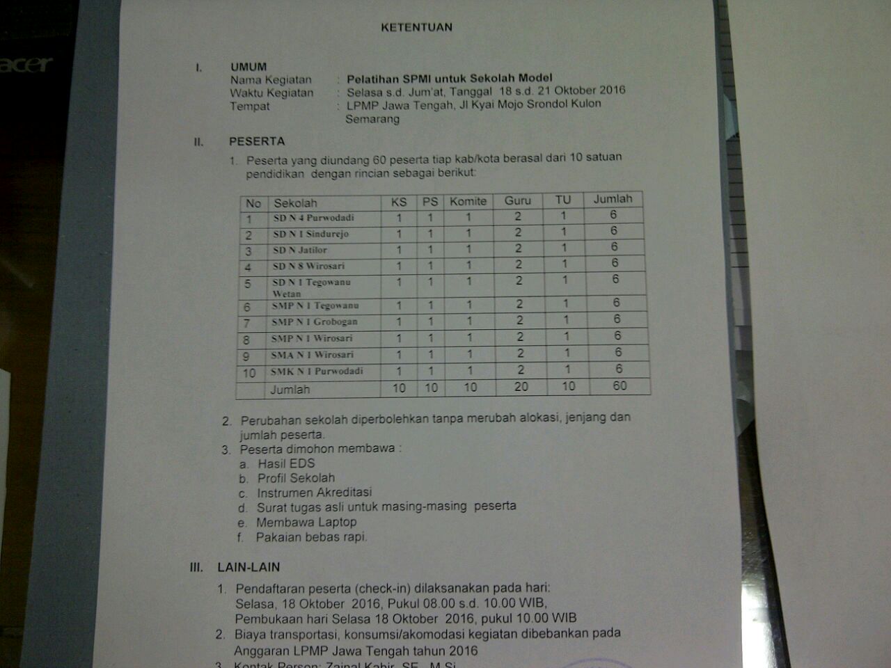Contoh Profil Sekolah Spmi : Sistem Penjaminan Mutu Internal Spmi