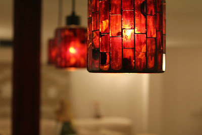 pendant light - mosaic glass - Home Depot