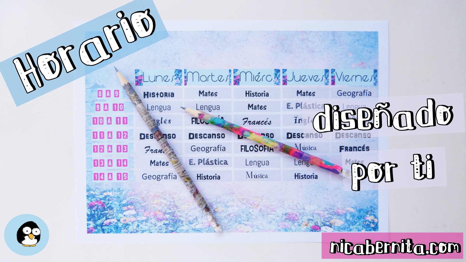 Crea un HORARIO DE CLASES en el ordenador con OpenOffice 💻 Recursos y tips para estudiantes 💡