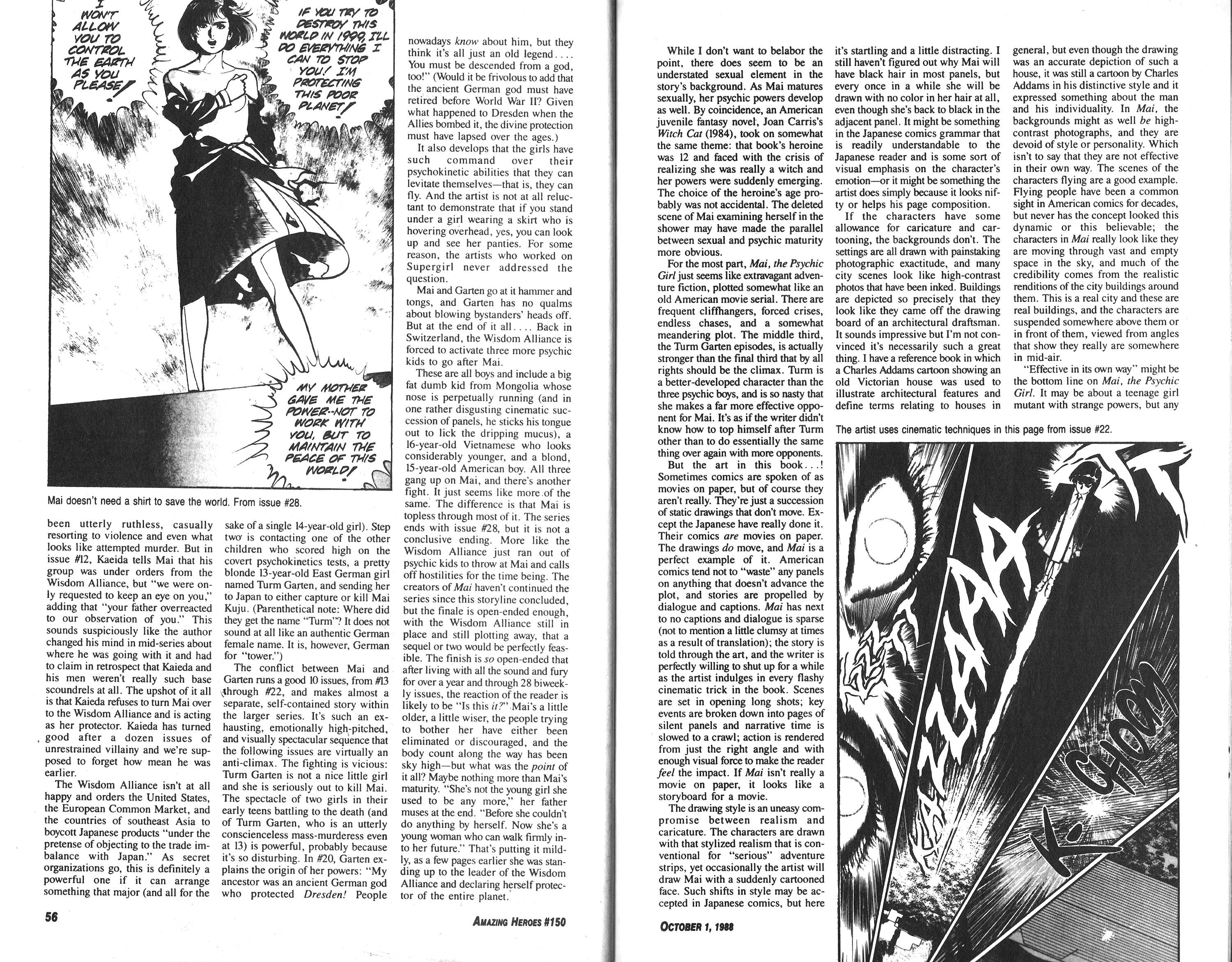 Read online Amazing Heroes comic -  Issue #150 - 29