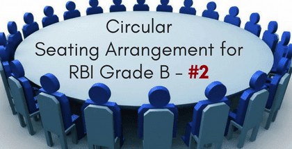 Circular Seating Arrangement for RBI Grade B - Part 2