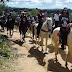 Cavalgada é realizada no distrito de Alto Bonito, município de Mundo Novo-BA