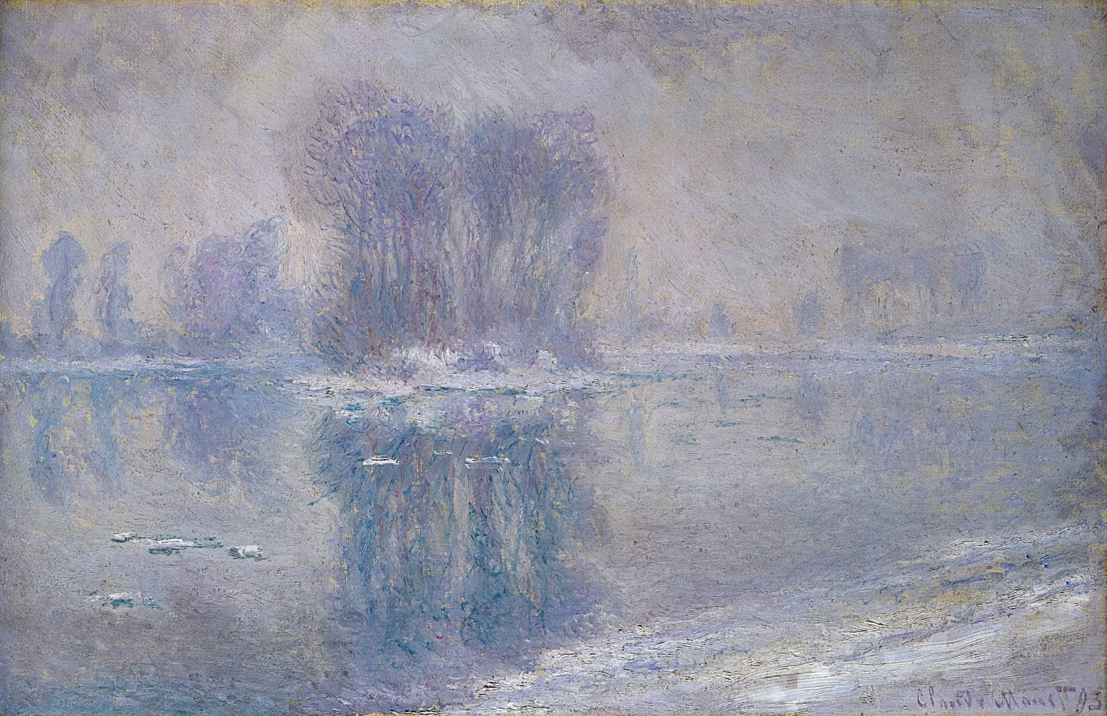 Enjoy some Damn Fine Art Claude Ice Floes, 1893 (Metropolitan