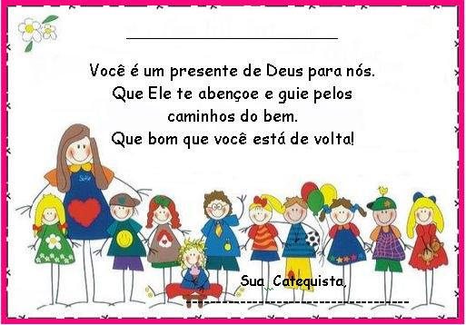 Blog da Catequista Lucimar: Esperamos por vocês crianças e Adolescentes!