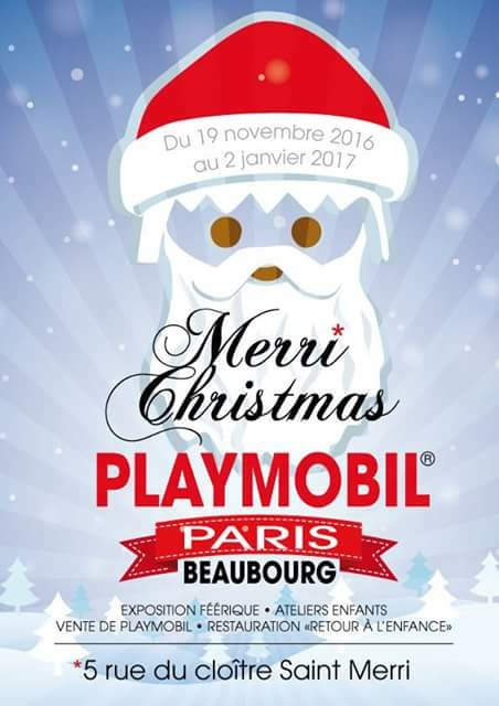 Merri Christmas Playmobil - Paris Beaubourg