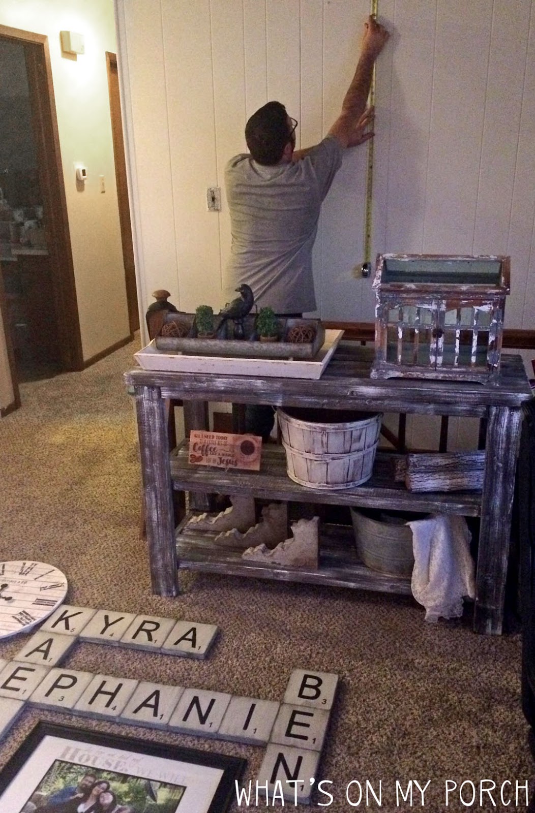 My Porch Prints DIY Scrabble Tile Wall Decor