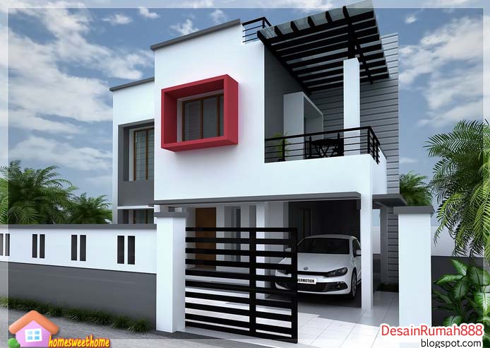 Gambar Desain Rumah Sederhana  Modern  Desain Rumah 888