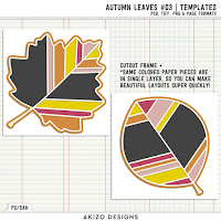 Template : Autumn Leaves 03 by Akizo Designs