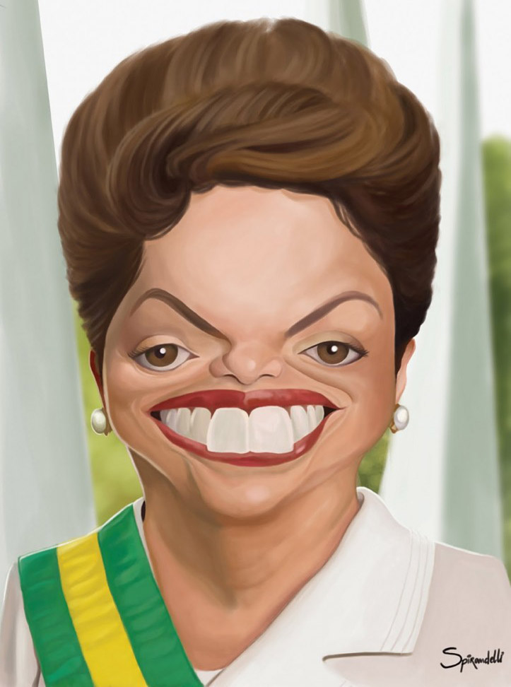 Algumas caricaturas de famosos